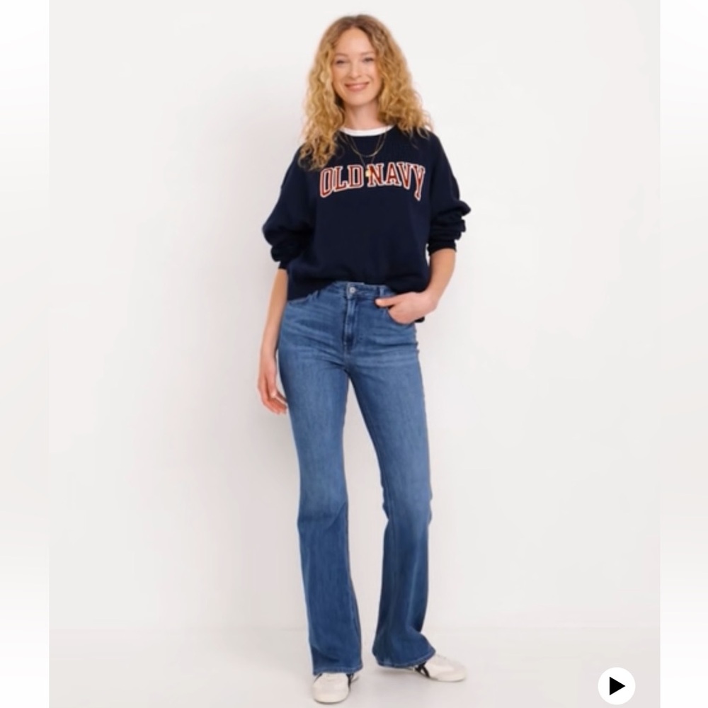Old Navy Wow High Waisted Flare Jeans 2 SHORT